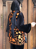 کت مزونی مخمل سوزن دوزی رزا