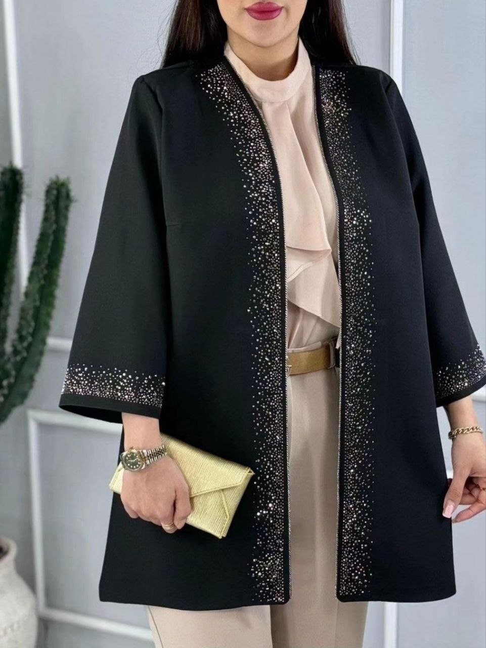 گت مجلسی نگین دار