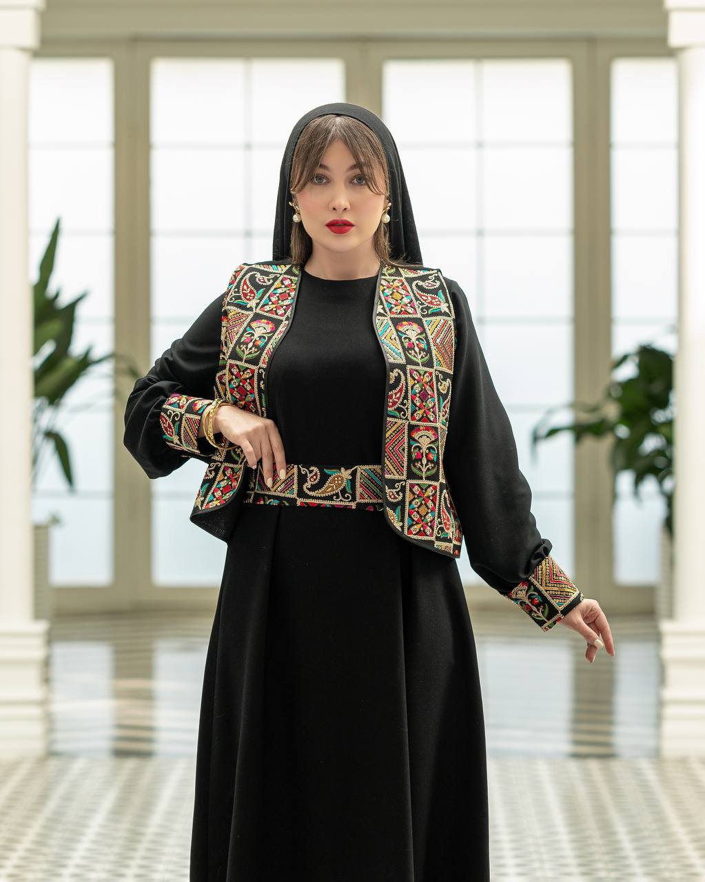 سه تیکه مزونی مجلسی (وست پیراهن کمربند)