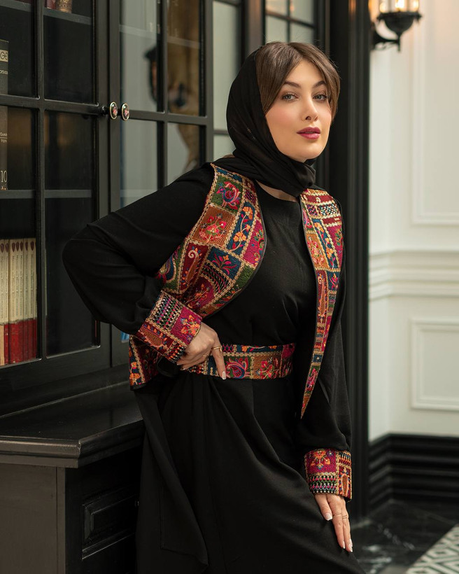 سه تیکه مزونی مجلسی (وست پیراهن کمربند)