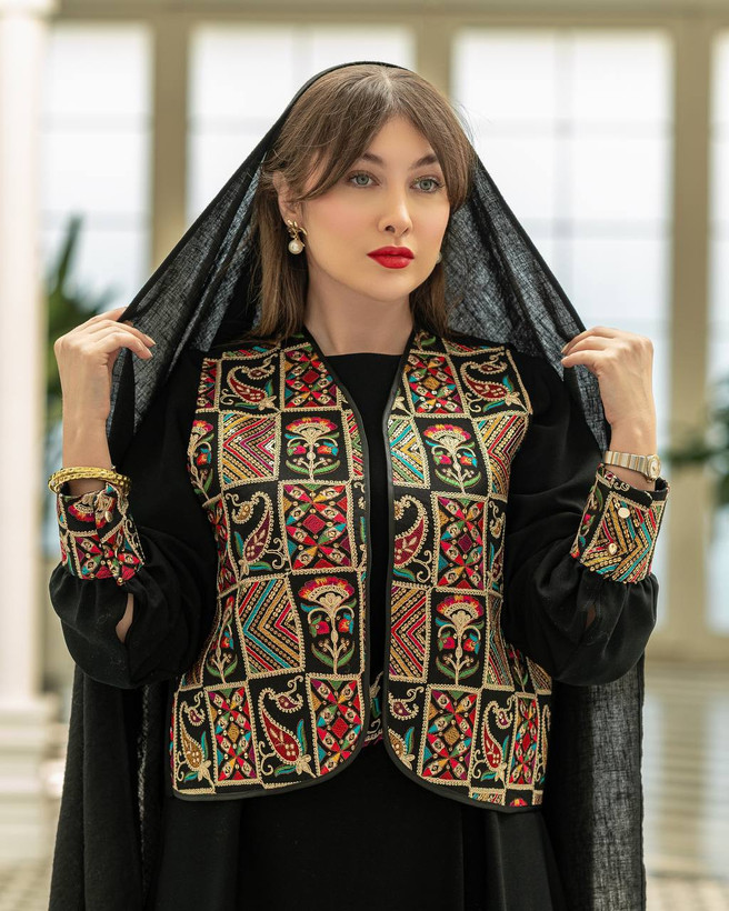 سه تیکه مزونی مجلسی (وست پیراهن کمربند)