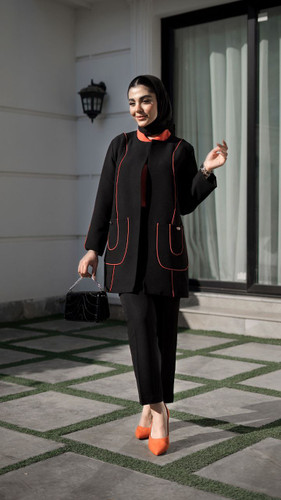 کت شلوار مغزیدوزی شده مزونی