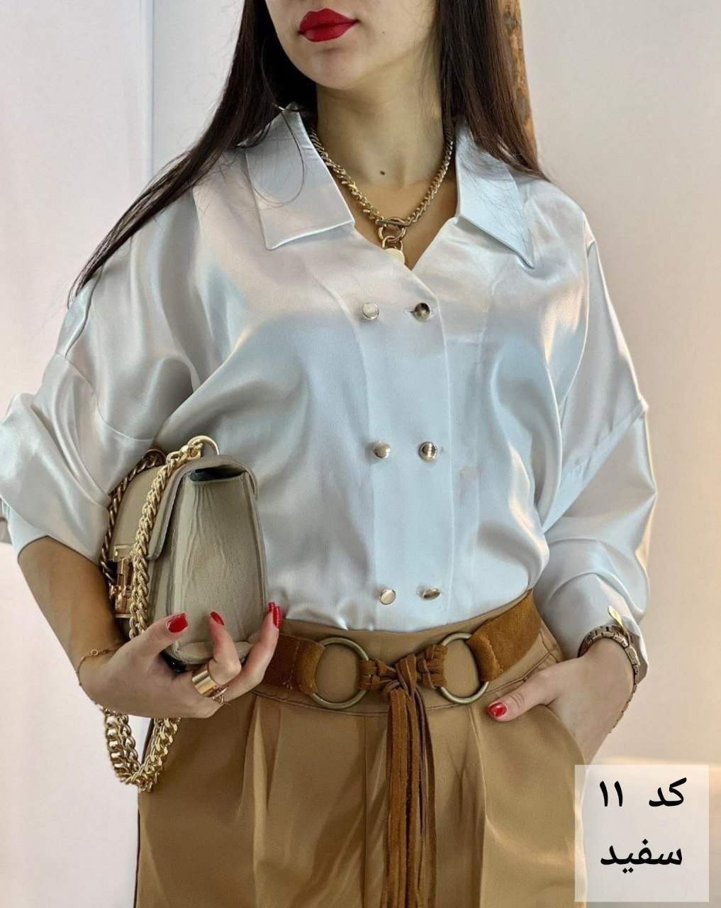 شومیز ساتن ال ایکس ترانه