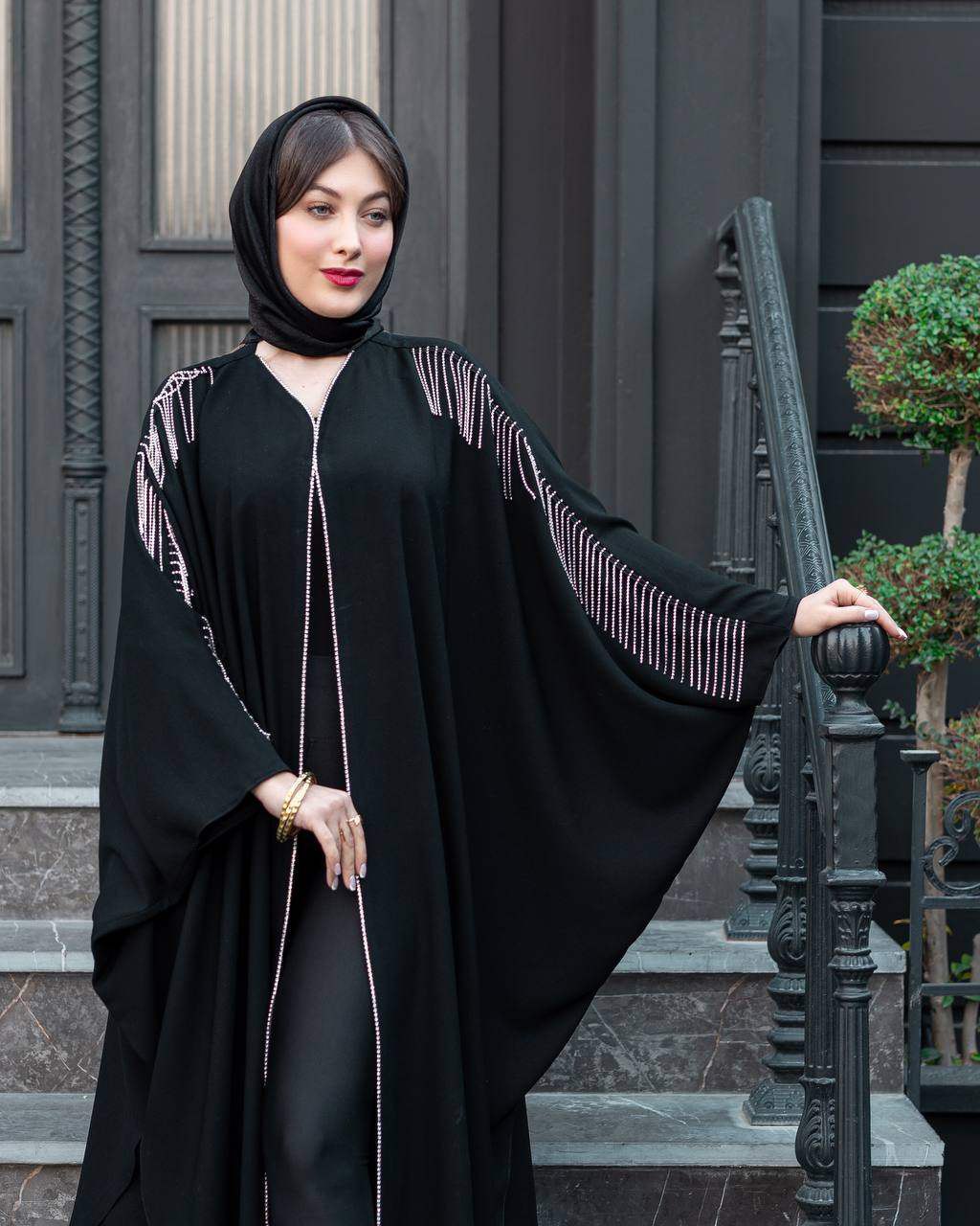 مانتو مجلسی نگین دار