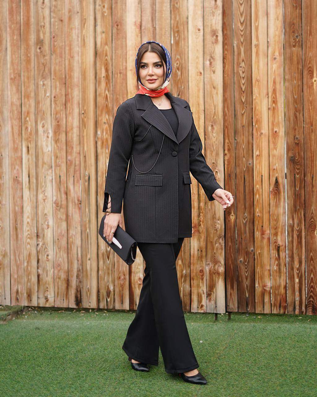 کت شلوار مازراتی زنجیری (سایز بزرگ دارد)