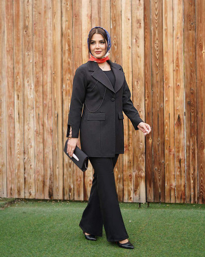 کت شلوار مازراتی زنجیری (سایز بزرگ دارد)