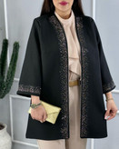 مانتو کتی حاشیه نگین دار