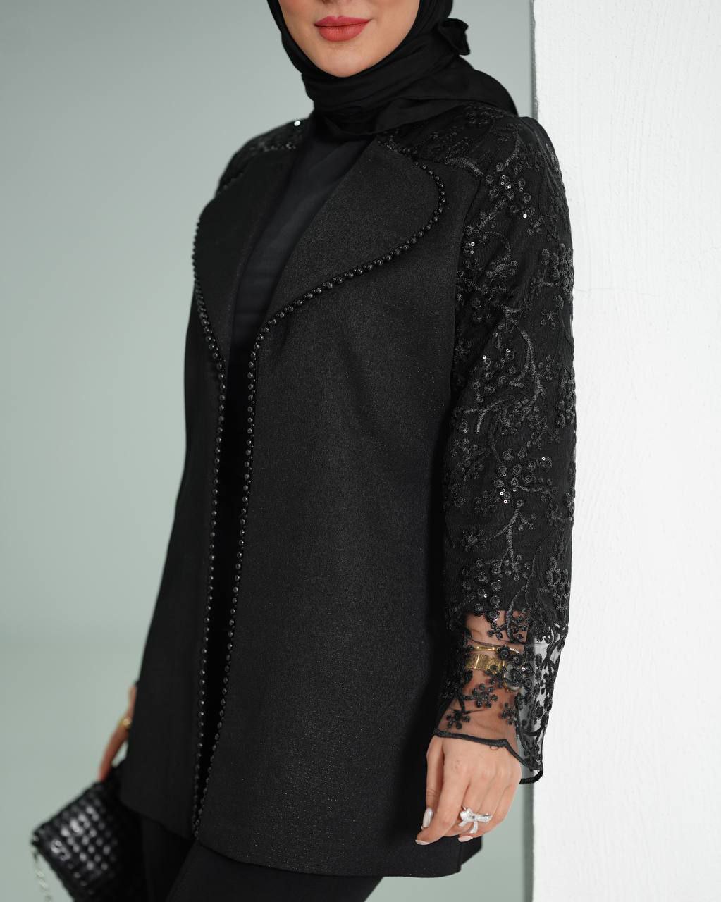 کت مجلسی آستین گیپور