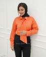 شومیز ساتن کراواتی درجه یک