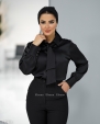 شومیز ساتن کراواتی درجه یک