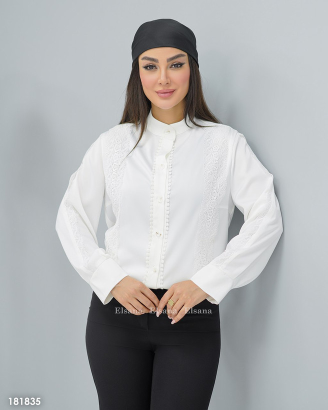 شومیز ساتن گیپوری