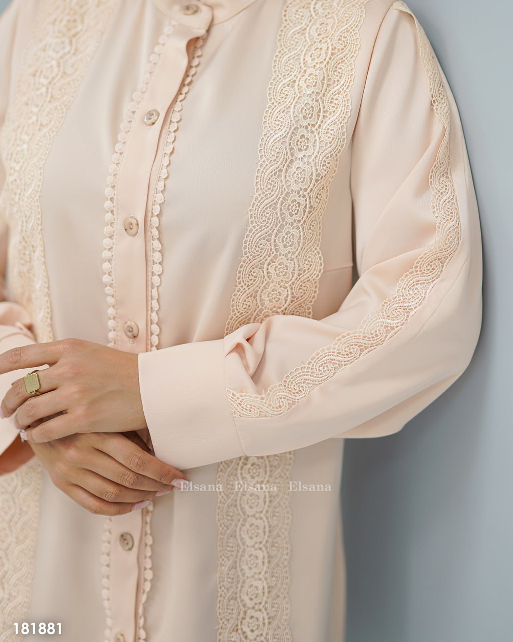 شومیز ساتن گیپوری