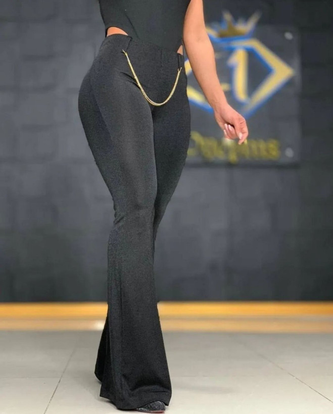 شلوار مجلسی دمپا گشاد لمه دار