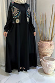 مانتو عبایی و جلیقه تسنیم