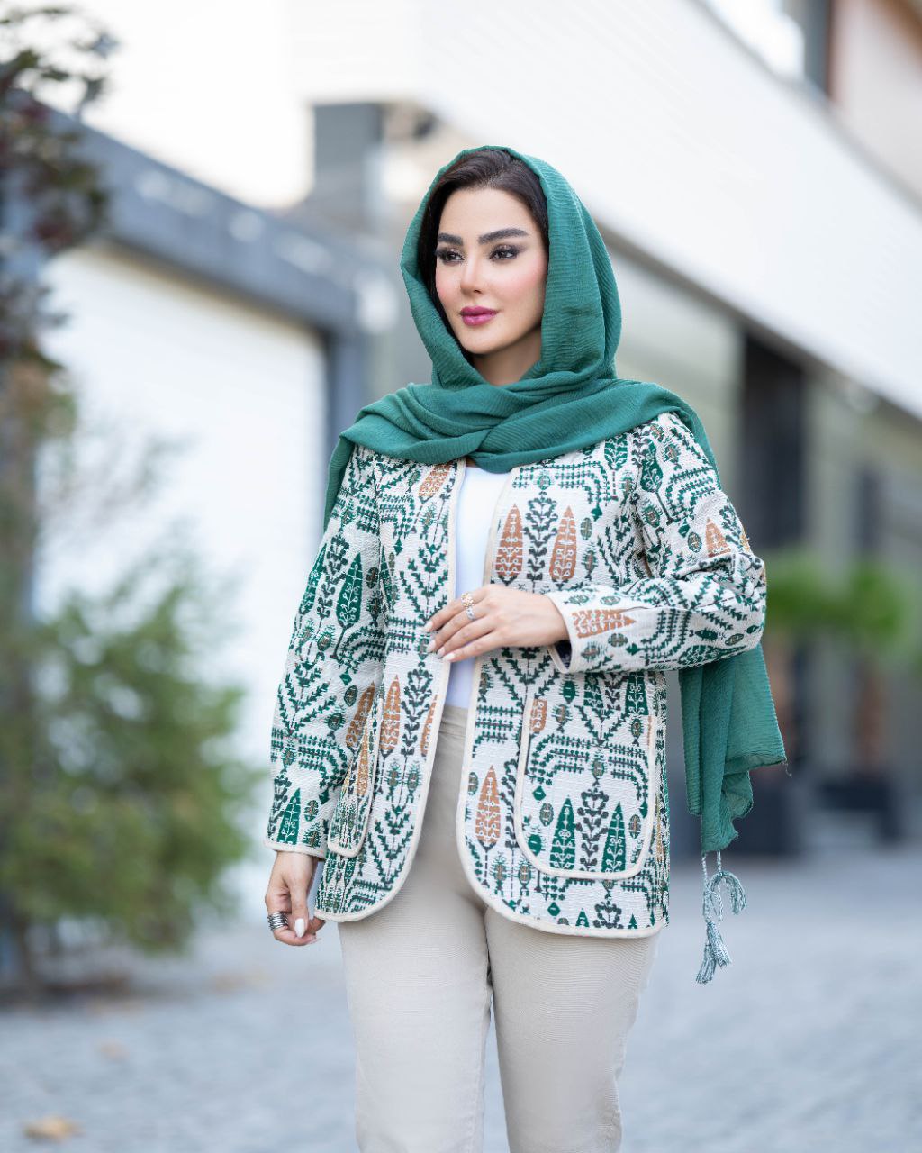 کت گلیمی کوک دوزی شده