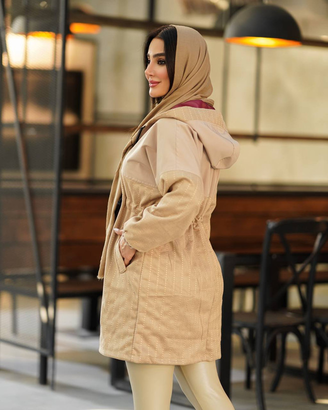 پالتو کلاهدار کوک دوزی