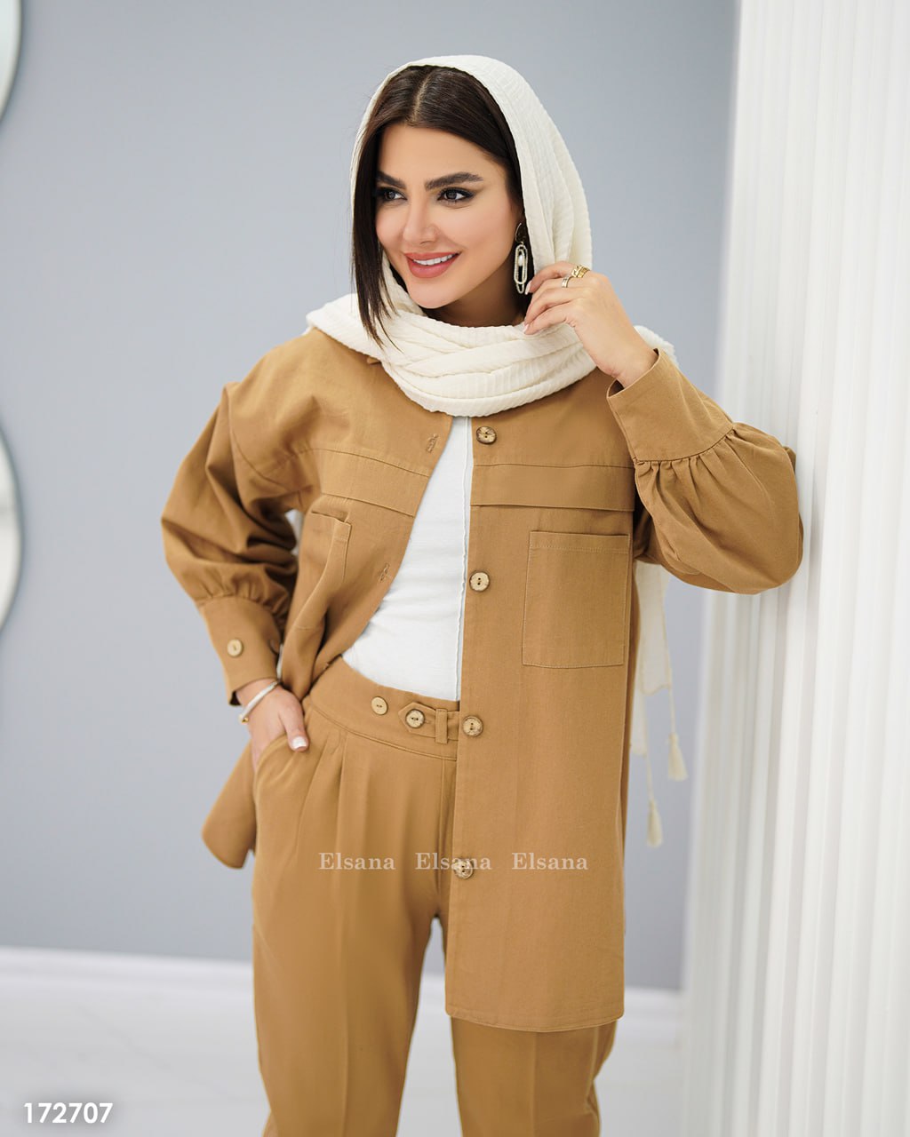 ست مانتو شلوار کتان استانبول
