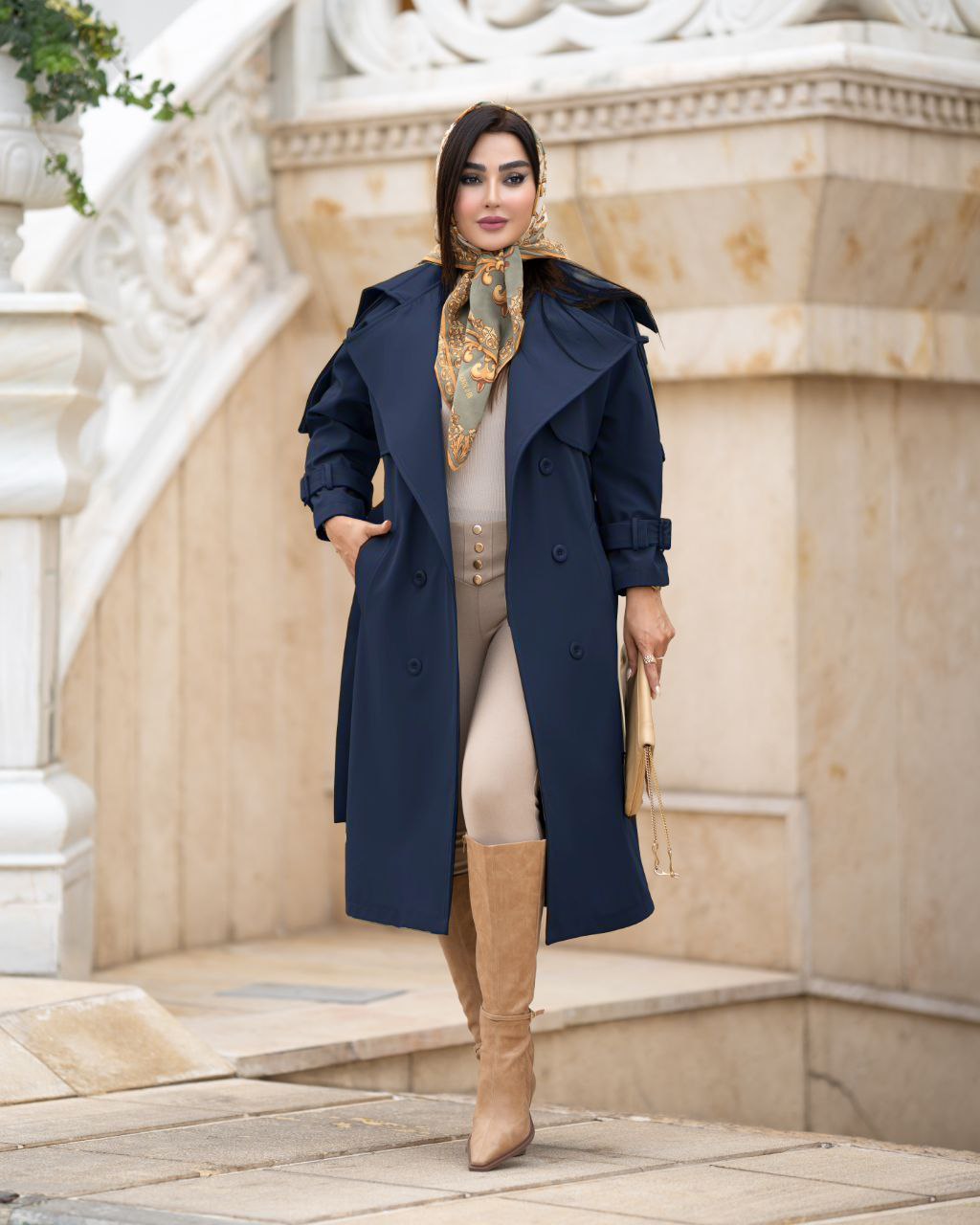 بارانی کتان زارا مدل الیا( سایز بزرگ دارد )