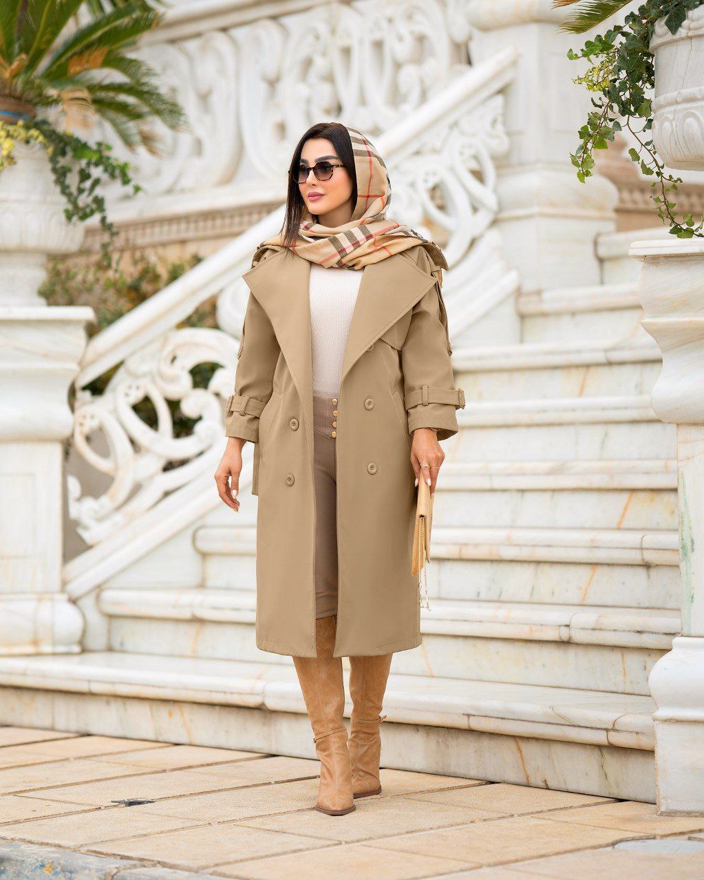 بارانی کتان زارا مدل الیا( سایز بزرگ دارد )