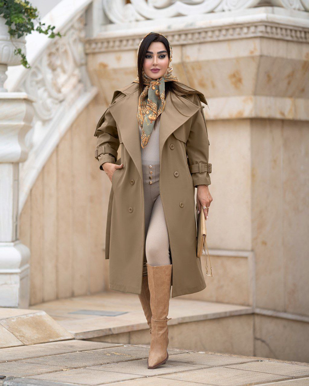 بارانی کتان زارا مدل الیا( سایز بزرگ دارد )