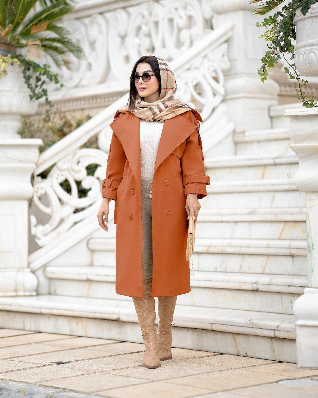 بارانی کتان زارا مدل الیا( سایز بزرگ دارد )