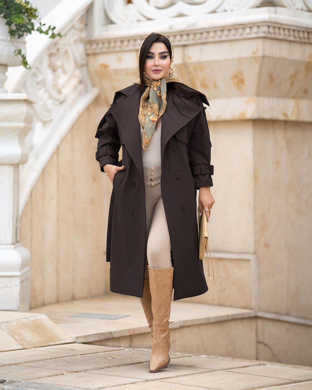 بارانی کتان زارا مدل الیا( سایز بزرگ دارد )