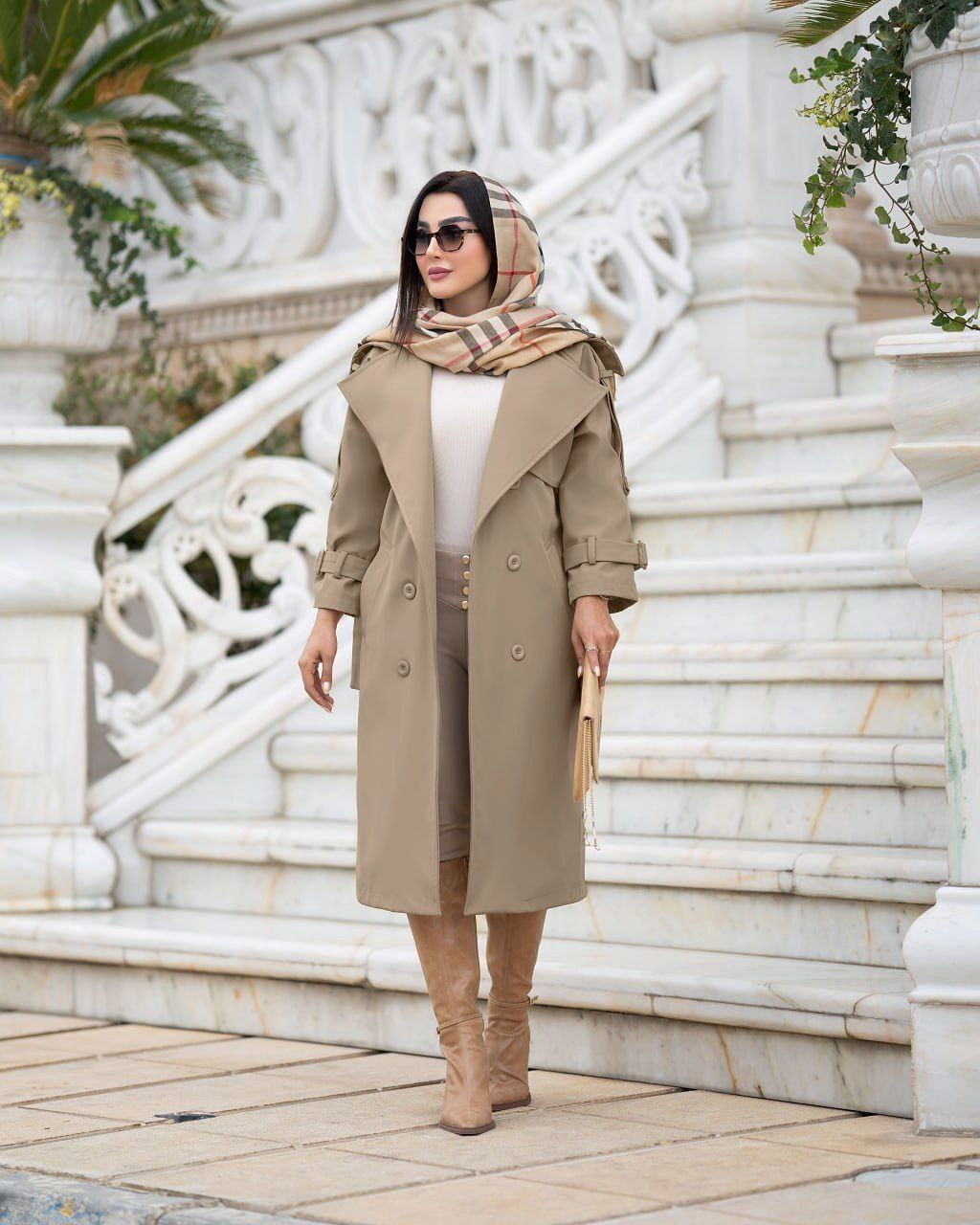 بارانی کتان زارا مدل الیا( سایز بزرگ دارد )
