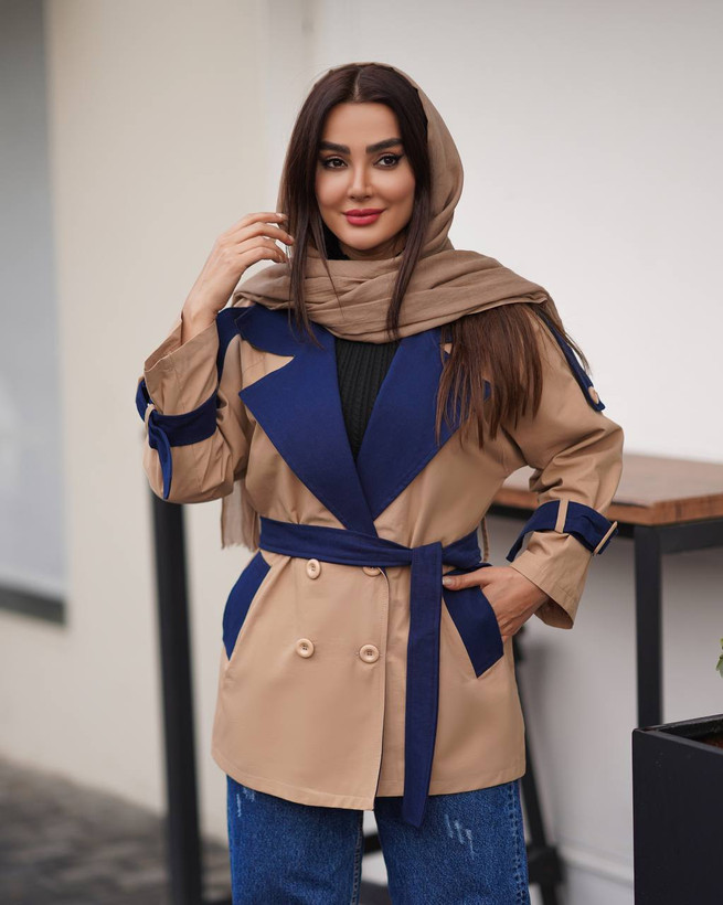 بارانی کتان زارا مدل مایا