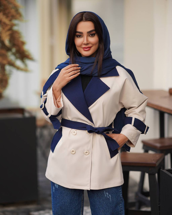بارانی کتان زارا مدل مایا