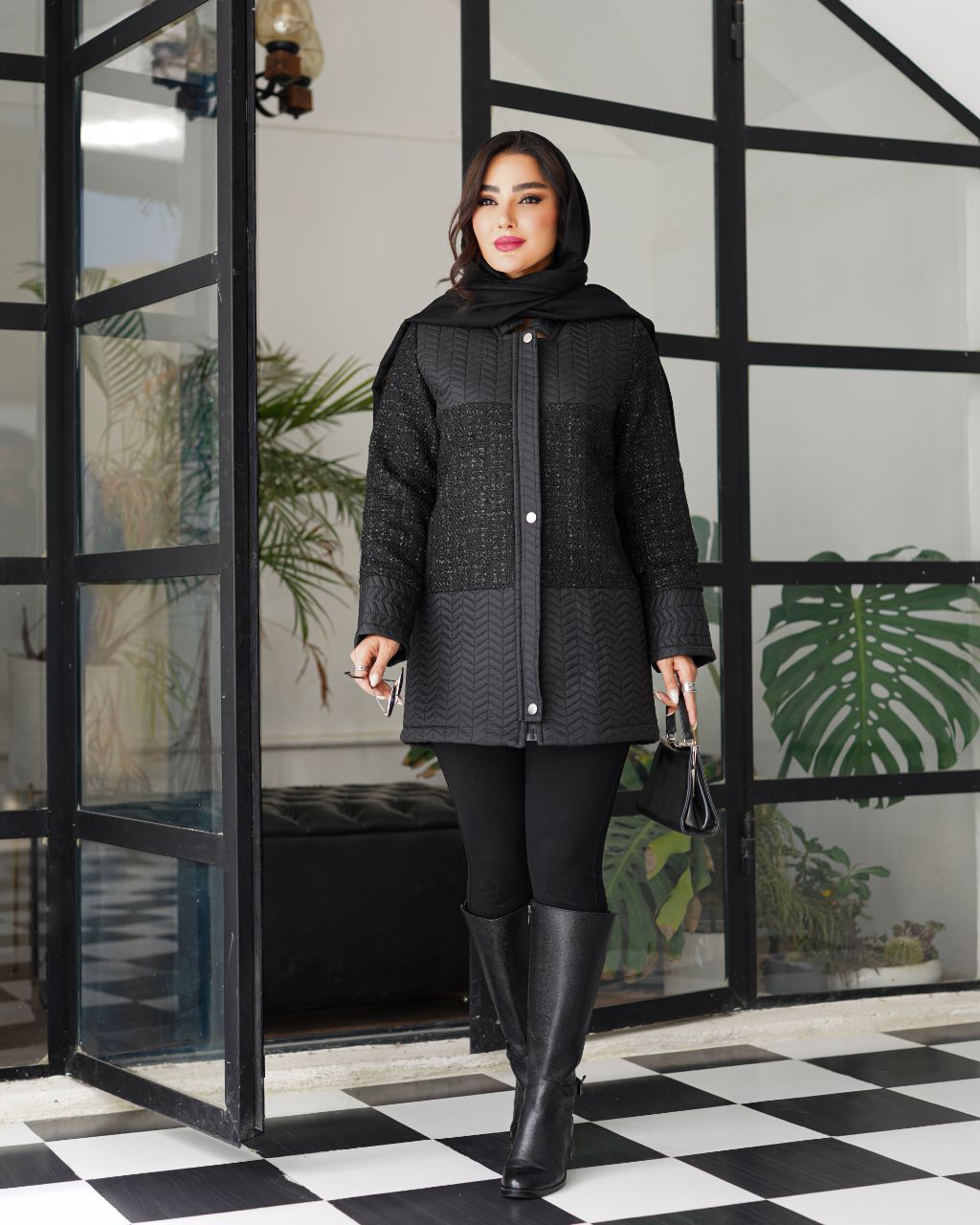 پالتو کاپشنی ترکیبی شانل مزونی
