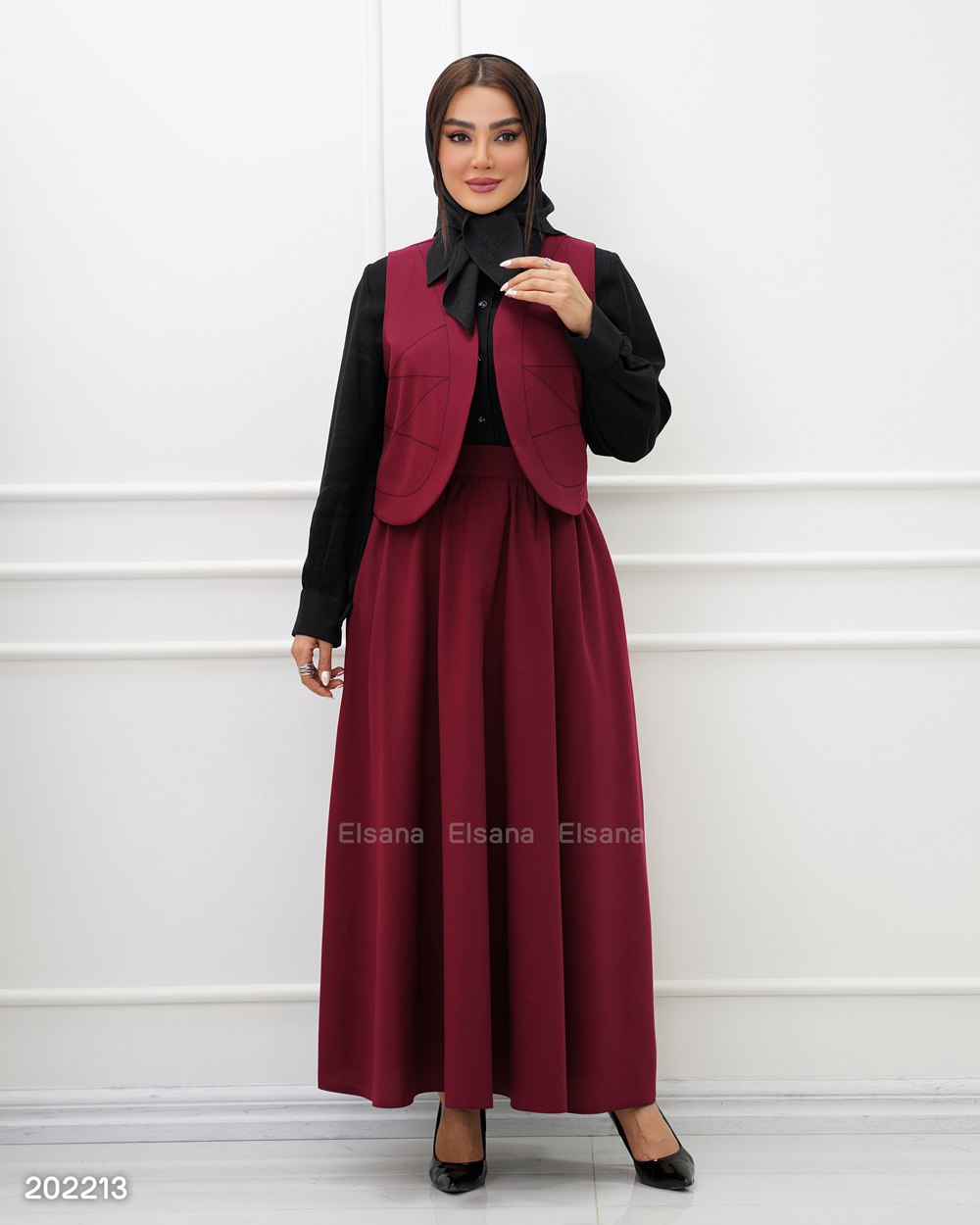 ژیله دامن مجلسی مدل فرانک