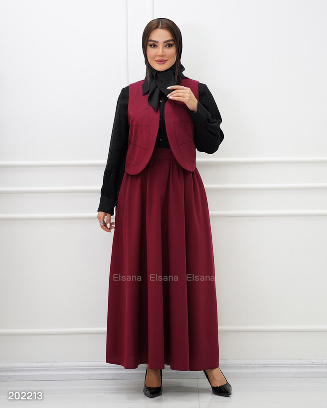 ژیله دامن مجلسی مدل فرانک