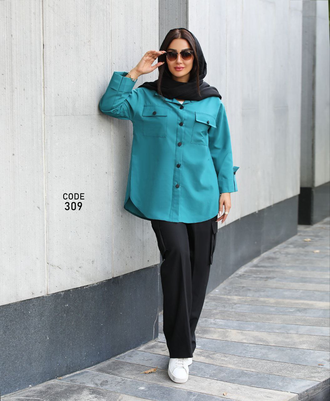 شومیز شلوار کارگوی پر کاربرد ( سایز بزرگ دارد)