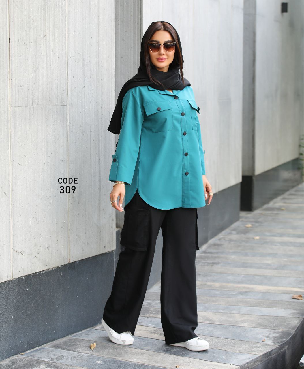 شومیز شلوار کارگوی پر کاربرد ( سایز بزرگ دارد)