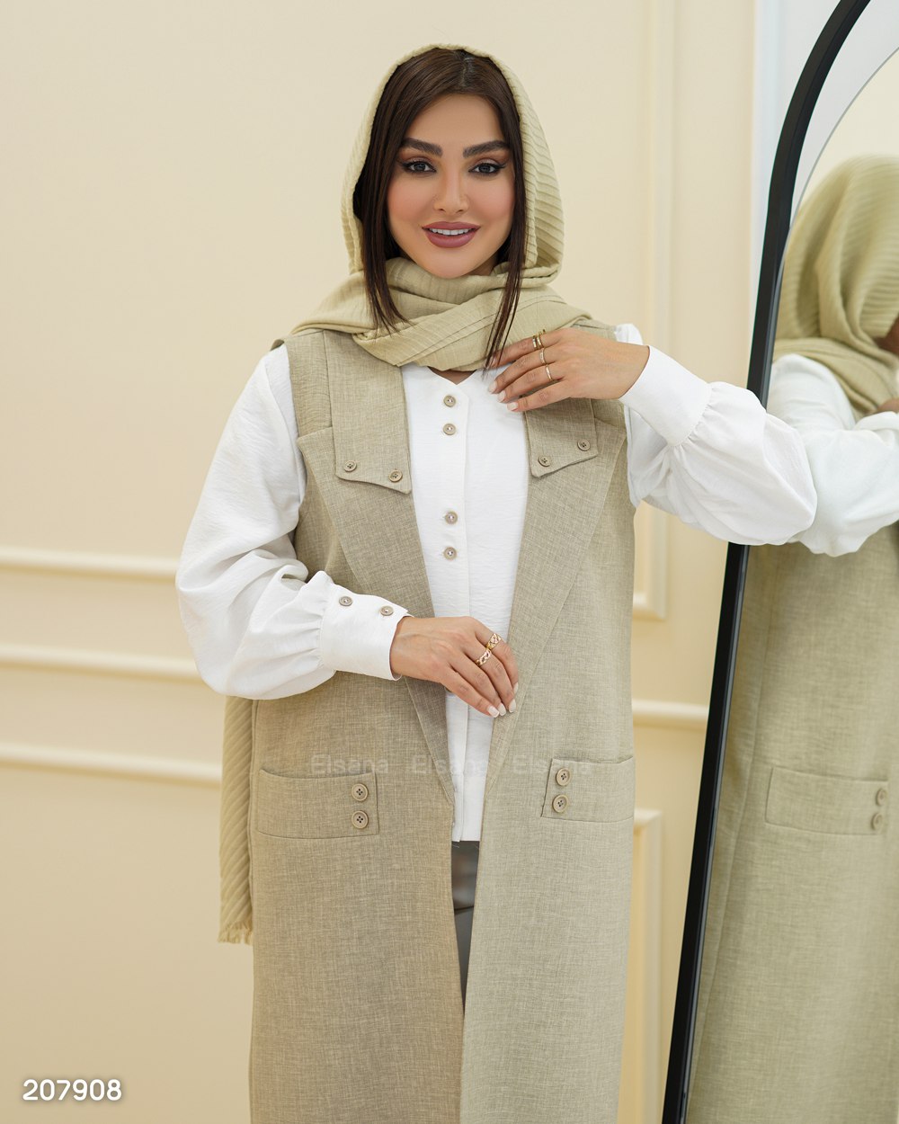 شومیز سارافون دوتیکه عیدانه مامک