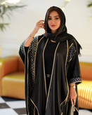 مانتو مجلسی پانچ ساتن مدل سدنا