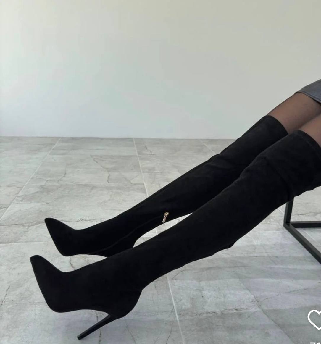 بوت بلند زنانه در دو جنس و دو مدل پاشنه