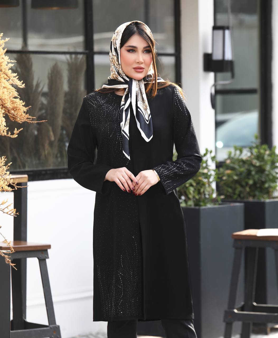 مانتو مجلسی عیدانه سایز بزرگ