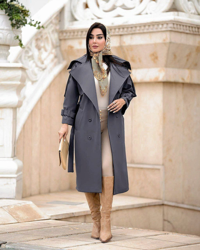 بارانی کتان زارا مدل الیا( سایز بزرگ دارد )