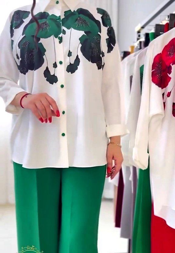 شومیز شلوار عیدانه آوازه