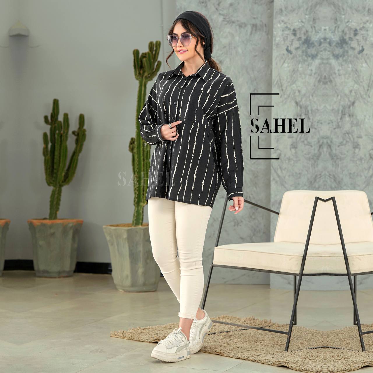 شومیز تابستانه درجه طرح دار NR