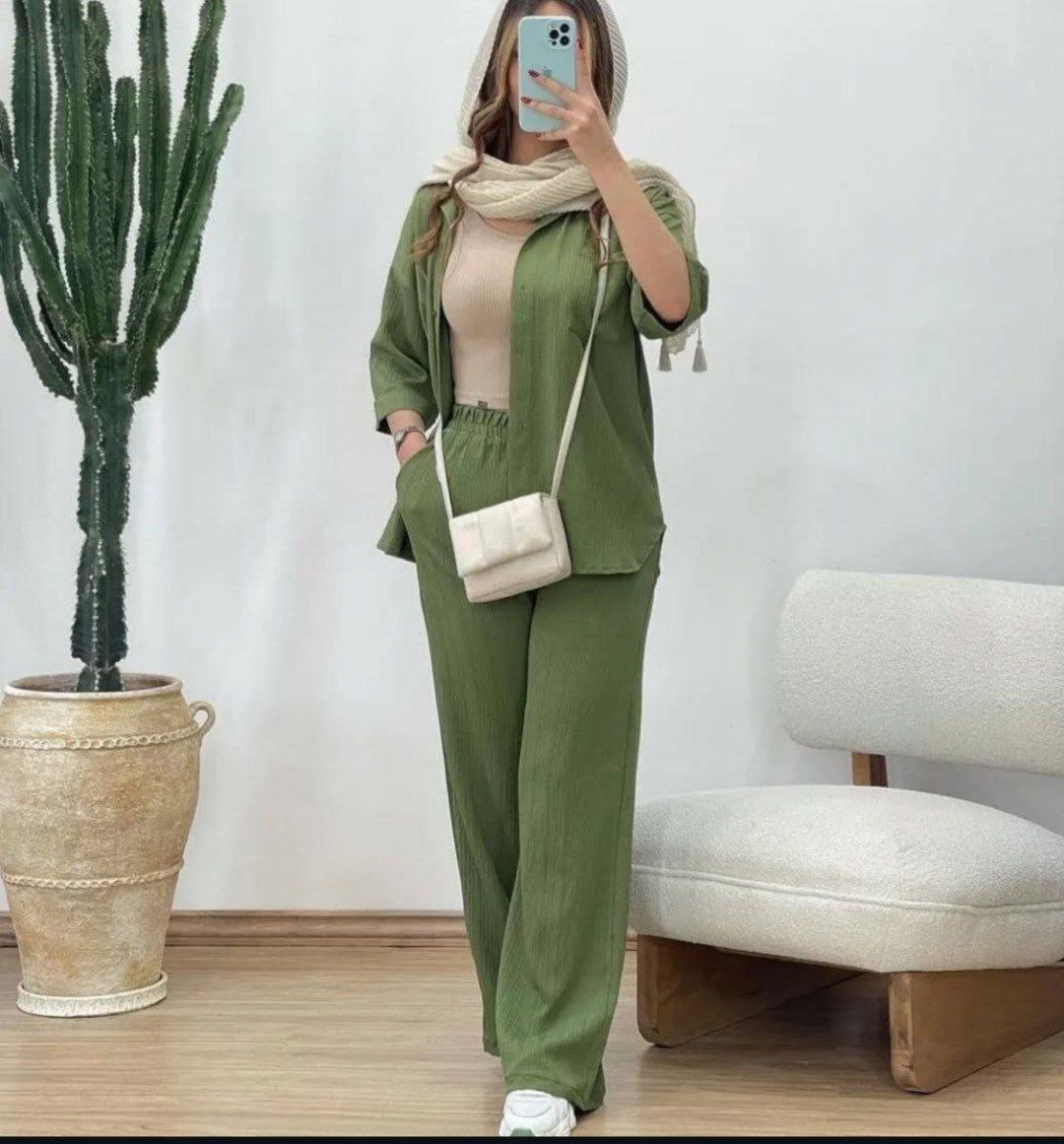 ست تابستانه نیوشا کراش کوک دوزی