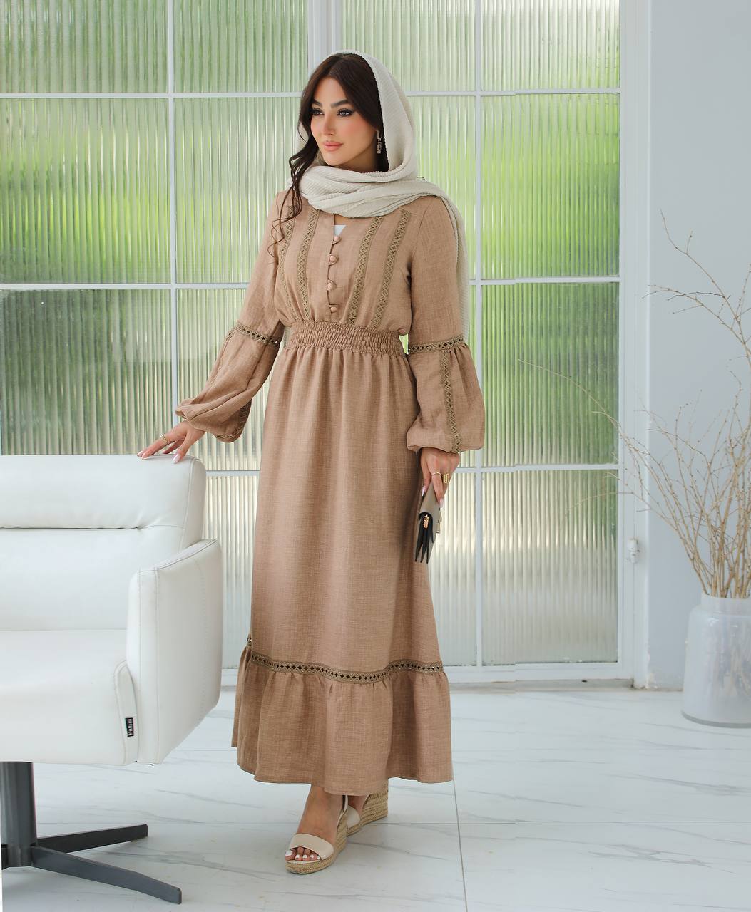 پیراهن ماکسی صوفیا ( مانتو پیراهنی )