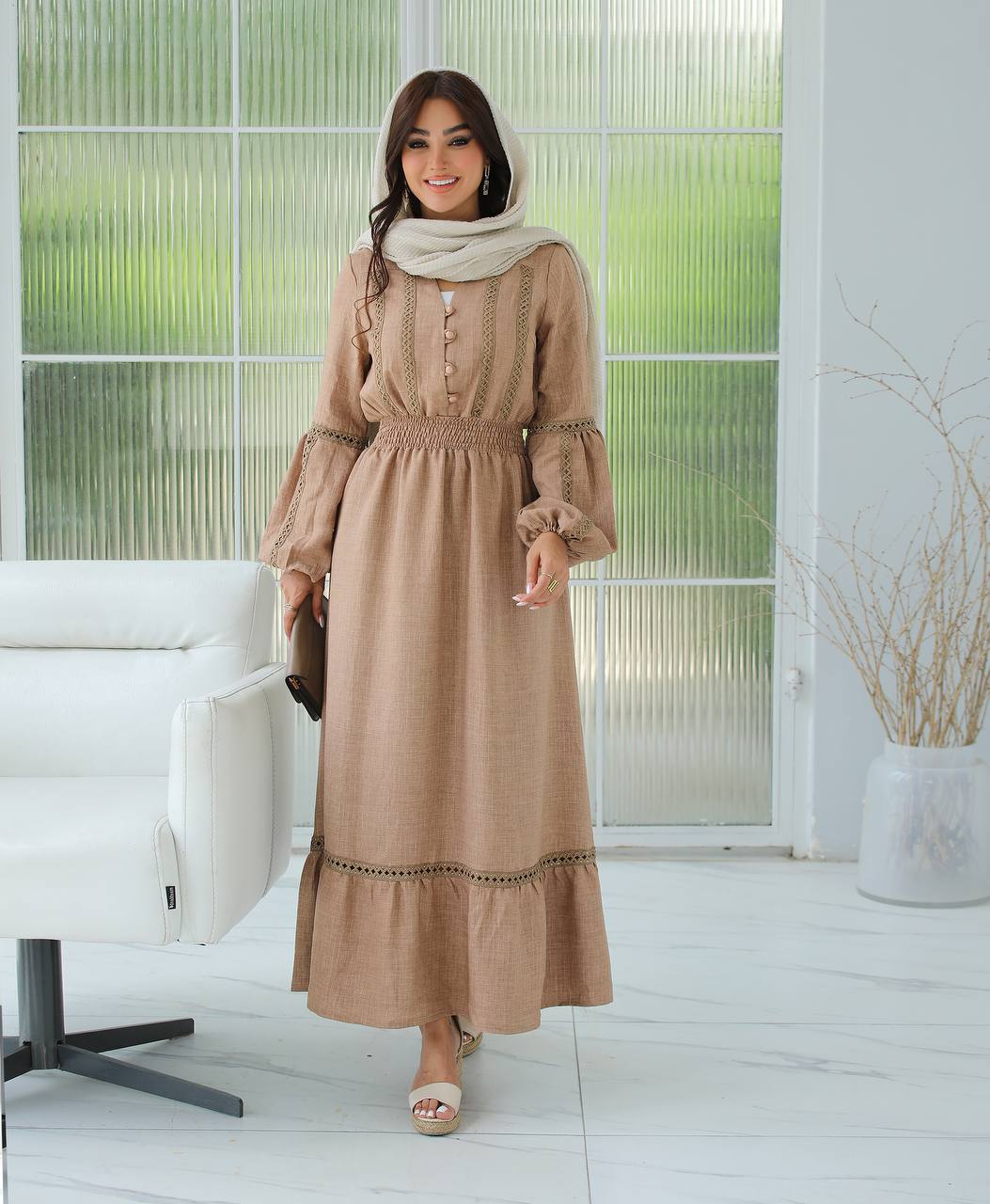 پیراهن ماکسی صوفیا ( مانتو پیراهنی )