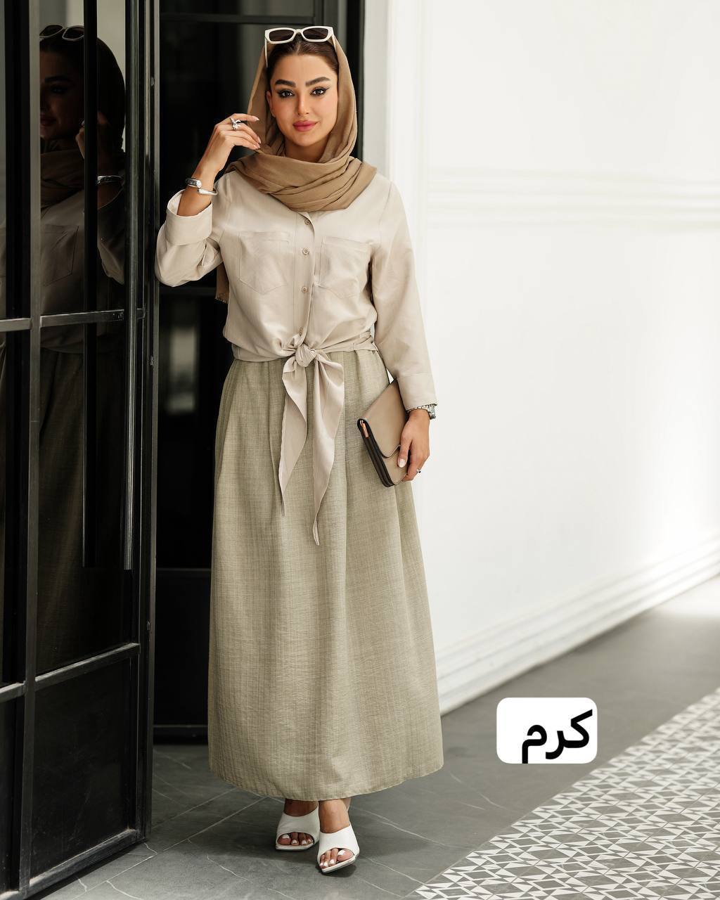 ست شومیز دامن گره ای بانو