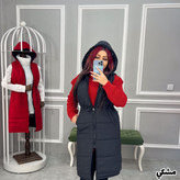 پافر بلند کمر گت دار