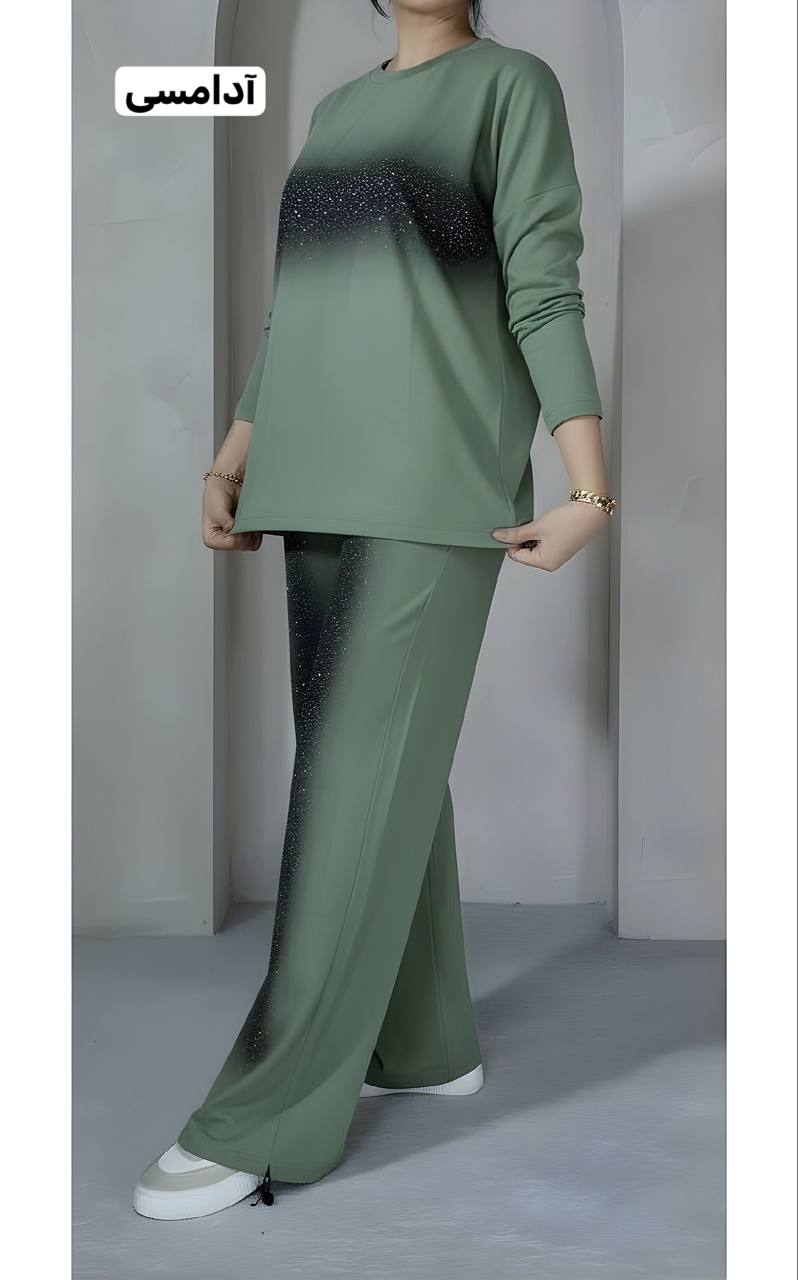 ست دورس نگیندار ( بلوز شلوار )