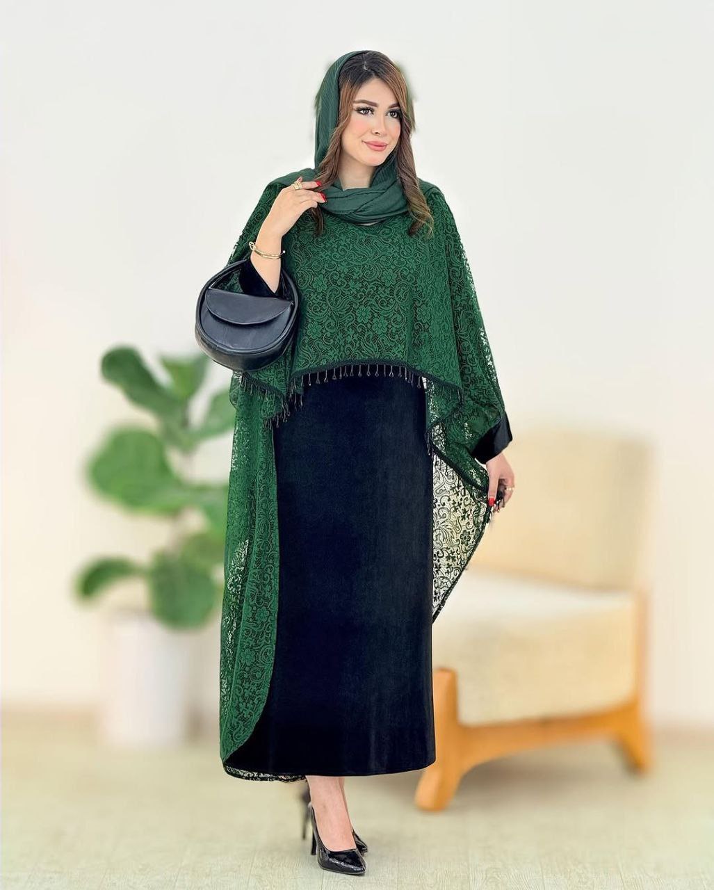 ست رویه پیراهن سرمه ( یلدایی)