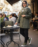بارانی سانتانا آستردار ( سایز بزرگ)