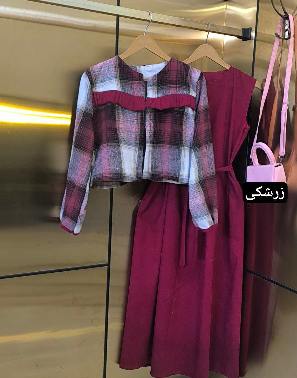 کت سارافون مخمل کبریتی شاهان ( موهرپشمی یلدایی)